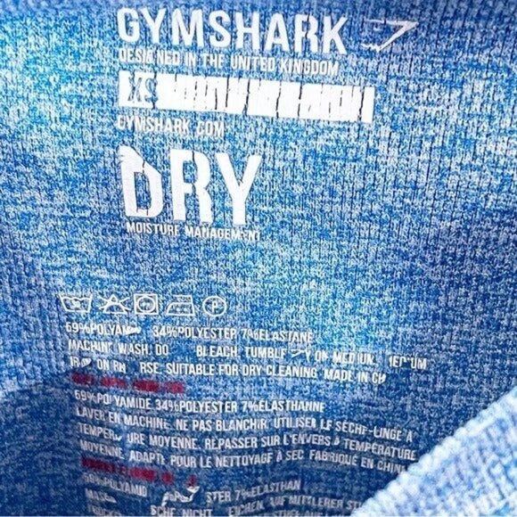 Gymshark Blueberry Marl High Waisted Seamless Crop Leggings Size XS - Picture 5 of 5